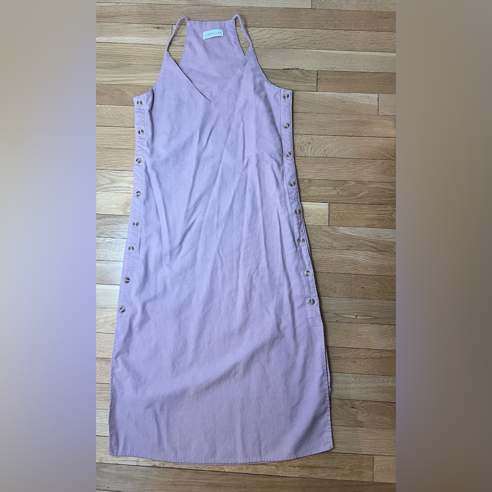 Dusty pink small summer beachy dress